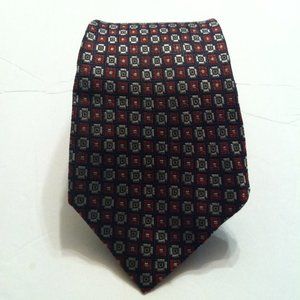 ERMENEGILDO ZEGNA MEN'S NEW 100%SILK TIE WIDTH: 4" MADE IN ITALY